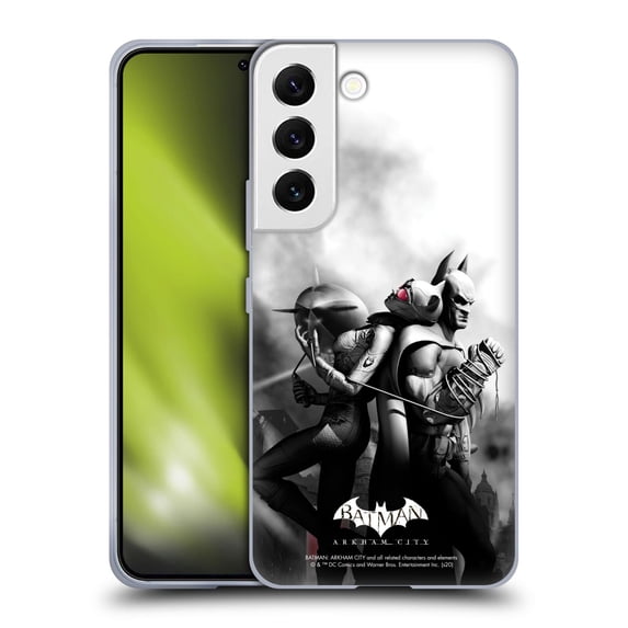 Head Case Designs Officially Licensed Batman Arkham City Key Art Catwoman Soft Gel Case Compatible with Samsung Galaxy S22 5G