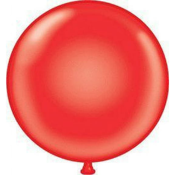 72 inch Red Giant Latex Balloon - Qty 1