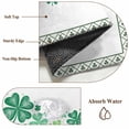 thumbnail image 6 of Area Rugs for Living Room 4x6 Ft, St Patrick's Day Non Slip Area Rugs for Kitchen Bedroom Entryway, Watercolor Lucky Shamrocks Heart Washable Carpet Runner Rug Floor Mats for Bedroom Home Decor, 6 of 8