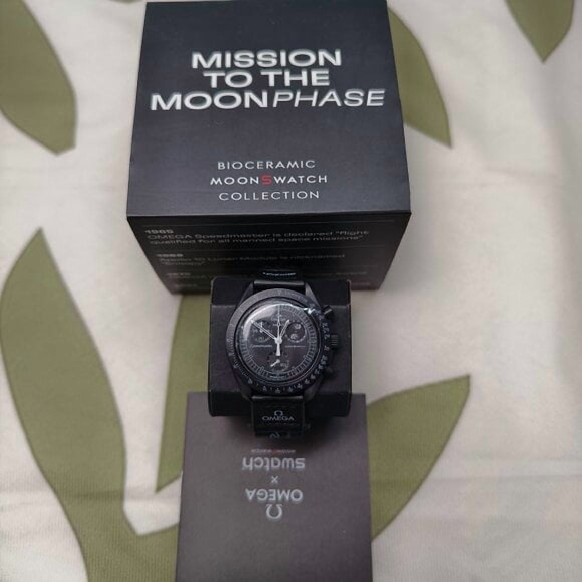 Swatch x Omega Moonswatch Moonphase Black Watch brand new