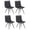 Charcoal, Gunmetal, variant on Aiken Upholstered Dining Side Chair Charcoal (Set of 4)