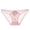 Pink, variant on JUSLIO Underwear for Women Lace Briefs Low-Rise Breathable Comfortable Panties Beige L