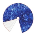 thumbnail image 3 of Bingfone Christmas Tree Skirt Mat Christmas Decoration Interior 36"-Blurred Star Snow Christmas, 3 of 8