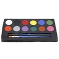 thumbnail image 3 of Pintura facial 12 colores pintura DIY operación Simple grado alimenticio ligero portátil Kit de pintura facial para niños y adultos ANGGREK Otros, 3 of 8