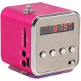 thumbnail image 1 of wonima11 Eboxer Portable Mini Speaker Music Player FM Radio Stereo Speaker Support TF Card and U Disk, Brief Design, Perfect Mini Speaker for Room Bike Car for Phone/Tablet/Computer (Rose Red), 1 of 1
