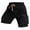 Black, variant on Solid Color Men's Loose Quick Drying Work Knee Length Shorts Outdoor Pocket Nylon Shorts Six Pocket Model Casual Versatile Work Trousers Beach Trousers Bottoms