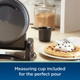 thumbnail image 3 of Oster DiamondForce Vertical Electric -Waffle Maker, Dark Metallic, 3 of 6