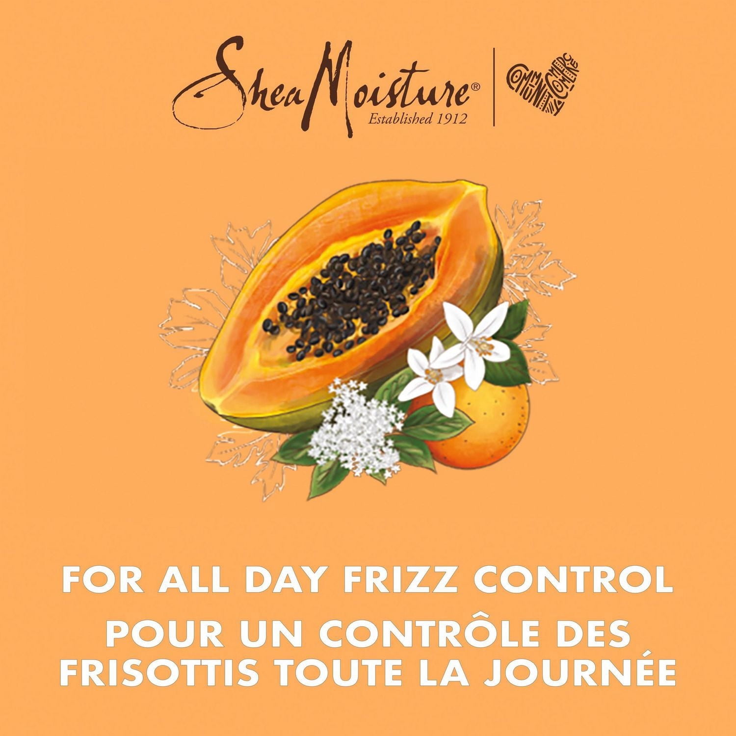 SheaMoisture Frizz Control Conditioner for Curly Hair, Papaya and Neroli Paraben Free Conditioner