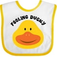 thumbnail image 3 of Inktastic Duck Feeling Ducky Boys or Girls Baby Bib, 3 of 4