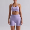 thumbnail image 6 of mgoYE Women Workout Sets Two Piece Casual Workout Sets for Women Athletic 2 Piece Summer Outfits Lounge Matching Sets Clothing(Light Purple,M), 6 of 6