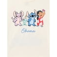 thumbnail image 2 of Lilo & Stitch Girls Embroidered Graphic Tee with Short Sleeves, Sizes 4-16, 2 of 3