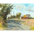thumbnail image 2 of Ekstrand, Kris 18x15 Black Ornate Wood Framed with Double Matting Museum Art Print Titled - Dry Slough Road, 2 of 4