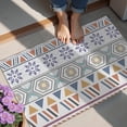 thumbnail image 4 of Colorful Geometric Striped Pattern Door Rugs,Washable Non Slip Door Mats Indoor,Decorative Door Mats,Entry Mat Indoor for Entrance,Bedroom,Kitchen,Bathroom,20"x32", 4 of 6