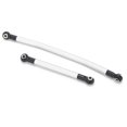thumbnail image 1 of Metal Steering Linkage Rod, Steering Rod Links Ties Kit Upgrade Parts With Rod Ends For Scx10 90046 90047 Silver, 1 of 8
