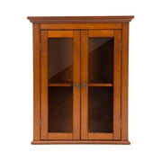 Storage Cabinets With Doors Glitzhome 24 1 H Wooden Bathroom Wall Storage Cabinet With Double Doors