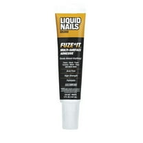 Liquid Nails LN-547 10 Pack 5 oz. Fuze It Multi-Surface Construction Adhesive, White