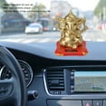 thumbnail image 4 of Escultura de Estatua de Ganesh con Energía Solar para Decoración de Salpicadero de Coche Templo Estatua de Elefante hindú Esculturas de Buda Figura de ídolo de Ganesha ANGGREK Otros, 4 of 8