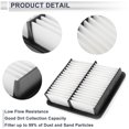 thumbnail image 5 of Unique Bargains Engine Air Filter for Hyundai Elantra 2007-2010 Long life Element Filter Air Cleaner No.281130Q000/281132H000 1 Pcs, 5 of 7