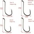 thumbnail image 5 of 50pc 3/0 Octopus Fishing Hooks High Carbon Steel Fishing Hook Saltwater For Bass Fishing, 5 of 7