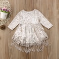 thumbnail image 3 of Bagilaanoe Toddler Baby Girl Velvet Dress Long Sleeve A-line Princess Dresses 6M 12M 2T 3T 4T 5T Kids Casual Swing Sundress for Wedding Party, 3 of 6
