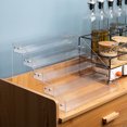 thumbnail image 5 of Hopider Tiered Spice Rack Acrylic, Spice Rack Shelf Seasoning Organizer for Countertop, Cabinet, Pantry, Kitchen Storage - 5 Tier, 5 of 7