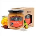 thumbnail image 1 of FUEGO AZTECA | 2-Pack Néctar Ígneo - Salsa Picante Premium:  Mango Ataulfo con Chile Habanero y Aceite de Oliva Virgen - Textura cremosa - Ingredientes naturales - Nivel de picor es medio-alto., 1 of 9