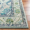 thumbnail image 3 of SAFAVIEH Monaco Toria Oriental Runner Rug, Light Blue/Ivory, 2'2" x 10', 3 of 11