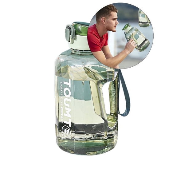 Yoloke Water Cups, Fitness Sports Kettles, Tons of Buckets, High Temperature Resistant Plastic Water Bottles, Potbelly Cups, Direct Drinking Cups, Big Sports Capacity Drink Jug