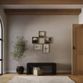 thumbnail image 3 of Maven Lane Zeno Contemporary Wooden Bench in Weathered Brown Finish, 3 of 9