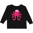 thumbnail image 3 of Inktastic Octopus Ocean Sea Creature Girls Girls Long Sleeve Toddler T-Shirt, 3 of 5