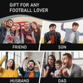 thumbnail image 5 of Football Blanket Gifts for Fans Soft Lightweight Flannel Throw Blanket for Men Women Youth Kids Football Team Color Blankets for Couch Living Room 60" X 50", 5 of 5