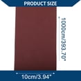 thumbnail image 4 of Papel de lija largo P240 Unique Bargains 393.70"x3.94" Rollo de lija roja de terciopelo 1 pieza, 4 of 6