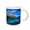 White, variant on 3drose, Canada, Alberta, Banff Np. a Glacier-fed Lake in the Rockies., 11oz Mug