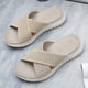 thumbnail image 4 of Deportivas Casuales Chanclas Planas para Mujer Antideslizantes Cómodas La Playa Verano, 4 of 9