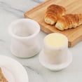 thumbnail image 6 of Radicaln Marble Butter Keeper With Lid 4 inches White Handmade Stone Butter Dish for Gifts and Kitchen Counter Décor, French Butter Crock With Water and Butter Container, Spreadable Butter Holder, 6 of 7