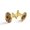 Color 3, variant on Men's Classic Stainless Steel, Cute Dinosaurs Paws Pattern Cufflinks Business Wedding Shirts, Golden