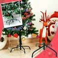 thumbnail image 5 of Leodye 1pcs Folding Christmas Tree Stand, Replacement Christmas Tree Base for Artificial Tree, Metal Xmas Tree Holder Fits Tree Pole-15.7in, 5 of 9