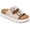 Light Grey, variant on Women's Chunky Platform Clog Sandals - Adjustable Buckle Suede Slides with Arch Support Waterproof for Daily Wear, Chestnut Size 8