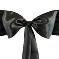thumbnail image 2 of BalsaCircle 50 Black Satin Chair Sashes Bows Ties Wedding Decorations Party Chair Covers Banquet, 2 of 6