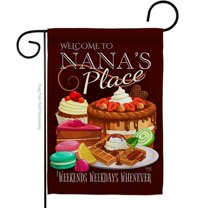 G165223-BO Nana Place Family Grandparent 13 x 18.5 in. Double-Sided Decorative Vertical Garden Flags for House Decoration Banner Yard Gift