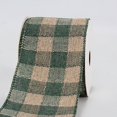 thumbnail image 1 of Nvzi Rollos de cinta de arpillera navideña de 10 yardas, cinta decorativa de Navidad para envolver regalos, lazos, coronas, decoración, A11, 1 of 4