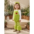 thumbnail image 4 of RUINIXCW Toddler Girl Christmas Shaggy Faux Fur Romper Pants Headband 3 Pieces Set for Cosplay, 4 of 8