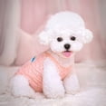 thumbnail image 2 of Ropa para cachorros de primavera y verano, sencilla, con tirantes finos de malla transpirable, ropa para perros pequeños y medianos de dos pies para mascotas y gatos, 2 of 6