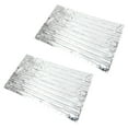 thumbnail image 3 of WASHWEPE Reusable Emergency Blanket Warm Blanket Silver Film 2Pack for Foldable Use, 3 of 8