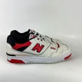 thumbnail image 2 of New Balance 550 BB550VTB Sneaker Mens 12 Sea Salt True Red Leather Running Shoes, 2 of 6