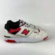 thumbnail image 2 of New Balance 550 BB550VTB Sneaker Mens 12 Sea Salt True Red Leather Running Shoes, 2 of 6