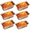 Gold, variant on Bakdcore 6 pack Mini Loaf Pans, Non-Stick Baking Bread Mold, 6 x 3 Carbon Steel Small Bread Pan for Homemade Cakes,Black