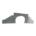 thumbnail image 4 of MERIGLARE 2 Pieces Railroad Tunnel Portal Model N Scale Train Structure Accessory Gypsum DIY Mountain Cave Tunnels Railway Track Tunnel Entrance Micro Landscape Diorama suitable for With Slopes, 4 of 8