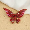 thumbnail image 6 of Crystals Adorned Butterfly Brooch Enamel Finish Multipurpose Fashion Accessory Ideal Gift for Special Occasions, 6 of 18