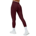 thumbnail image 2 of CCRFTGI Leggings for Women Butt Lifting High Waist Workout Gym Yoga Pants Sport Active Activewear Athletic Outdoor Tummy Control quick-dry Crz Yoga Leggings Wine XS, 2 of 5